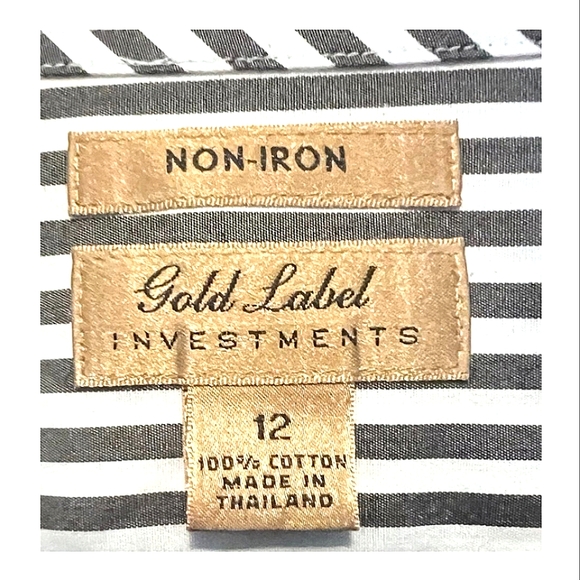 Womens Button Up No Iron Shirt By GOLD LABEL INVESTMENTS - Picture 4 of 8
